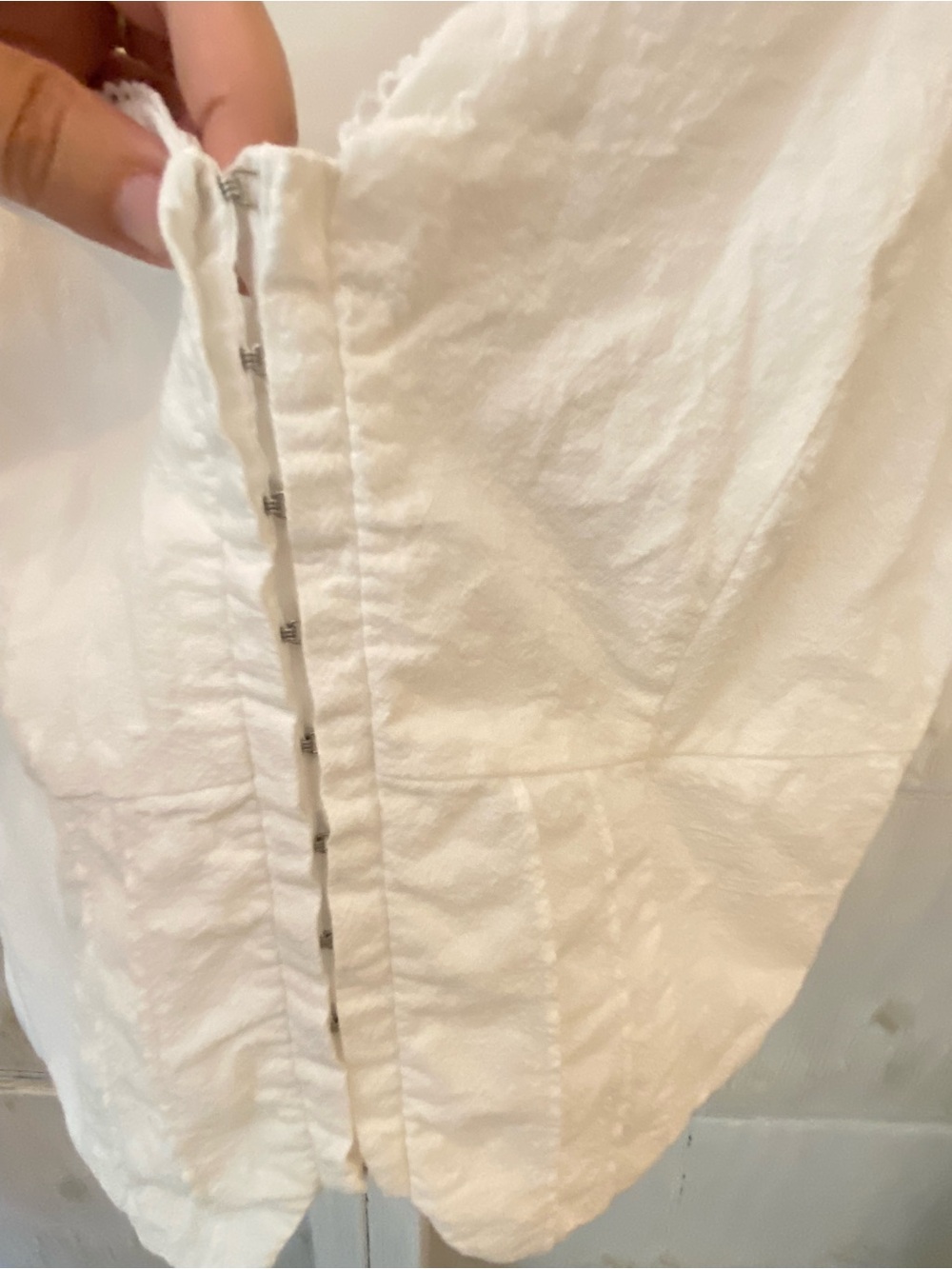 Kirious White V-Neck Button-Front Camisole - Picture 9 of 11